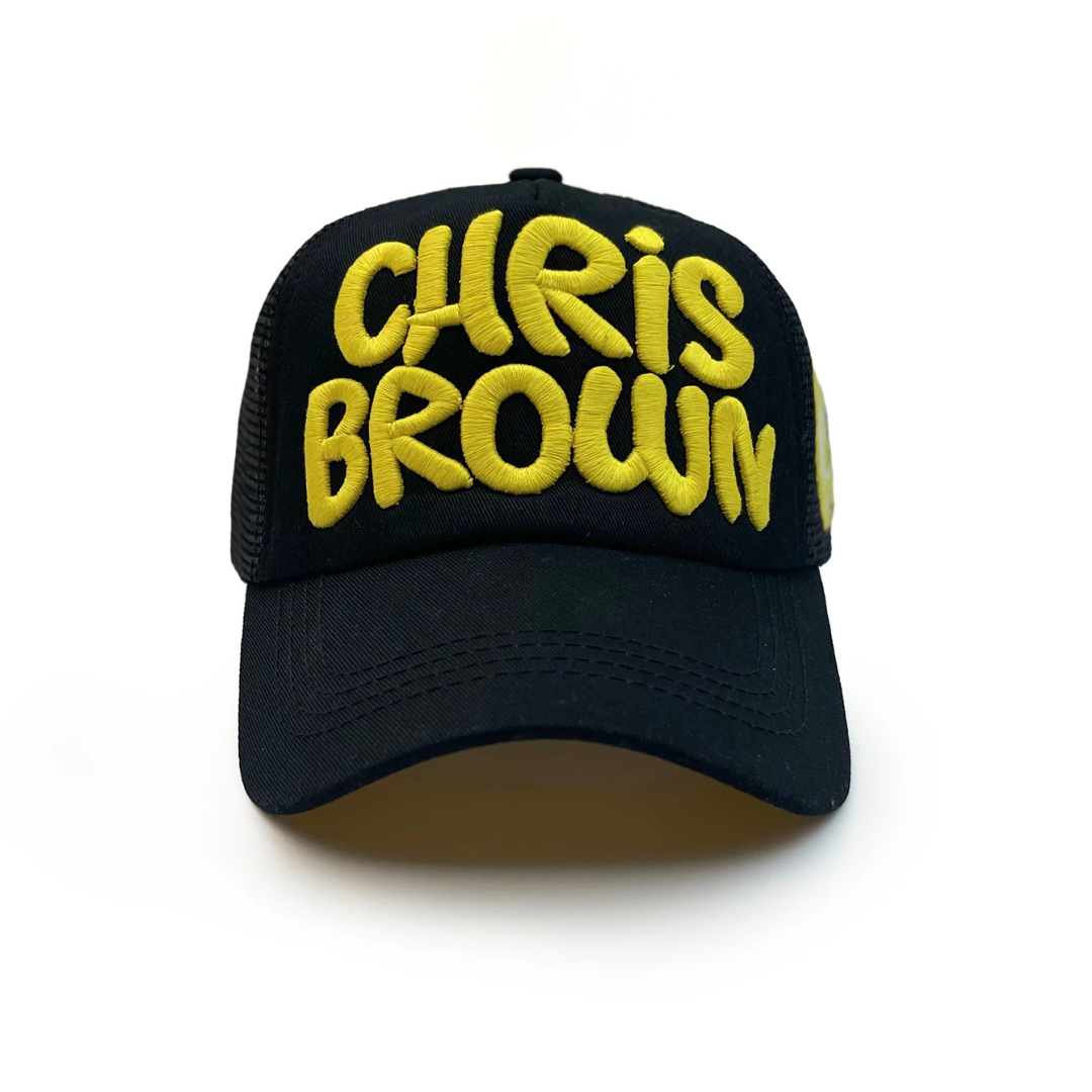 Cap summer letter embroidery