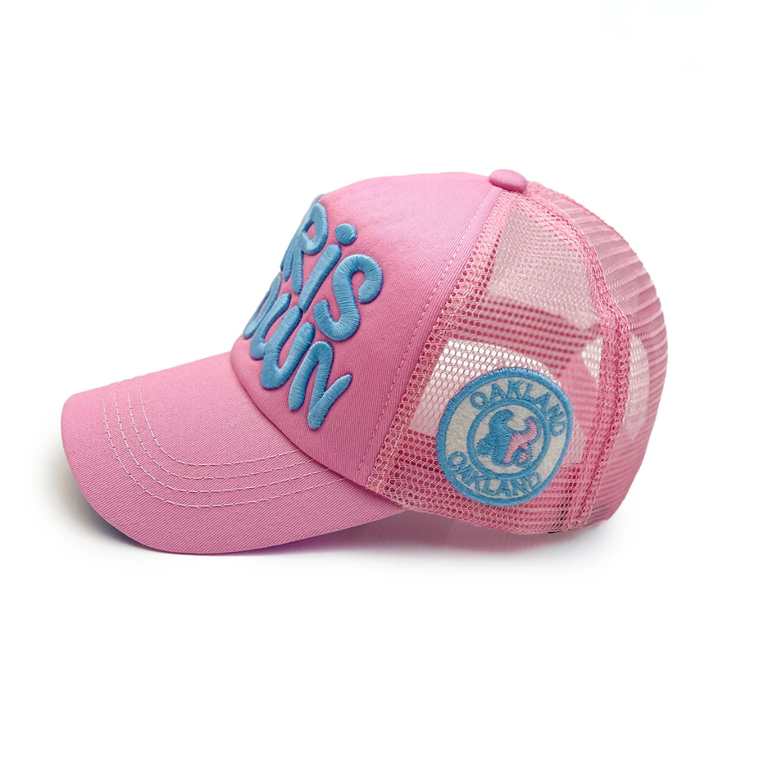 Cap summer letter embroidery