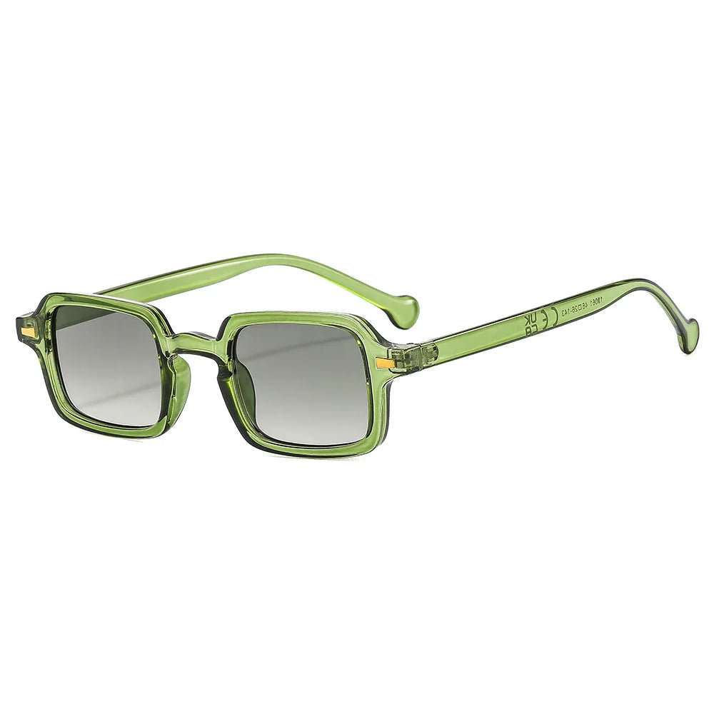 Rectangle Sunglasses Vintage UV400