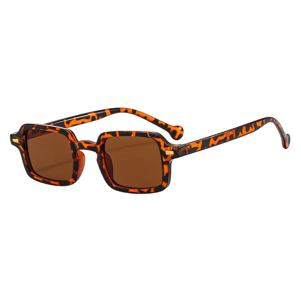 Rectangle Sunglasses Vintage UV400