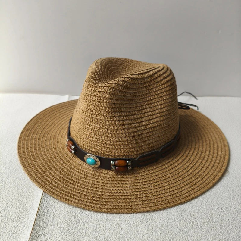 Vintage Summer Beach Bohemian Straw Hat