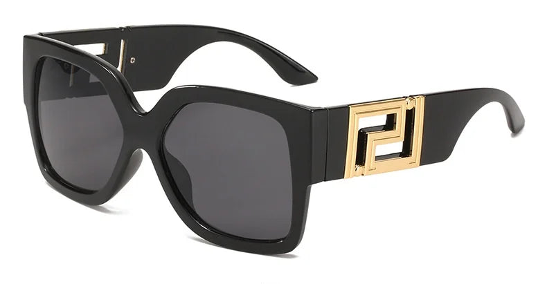 Luxury Design Oversized Sunglasses Square Retro