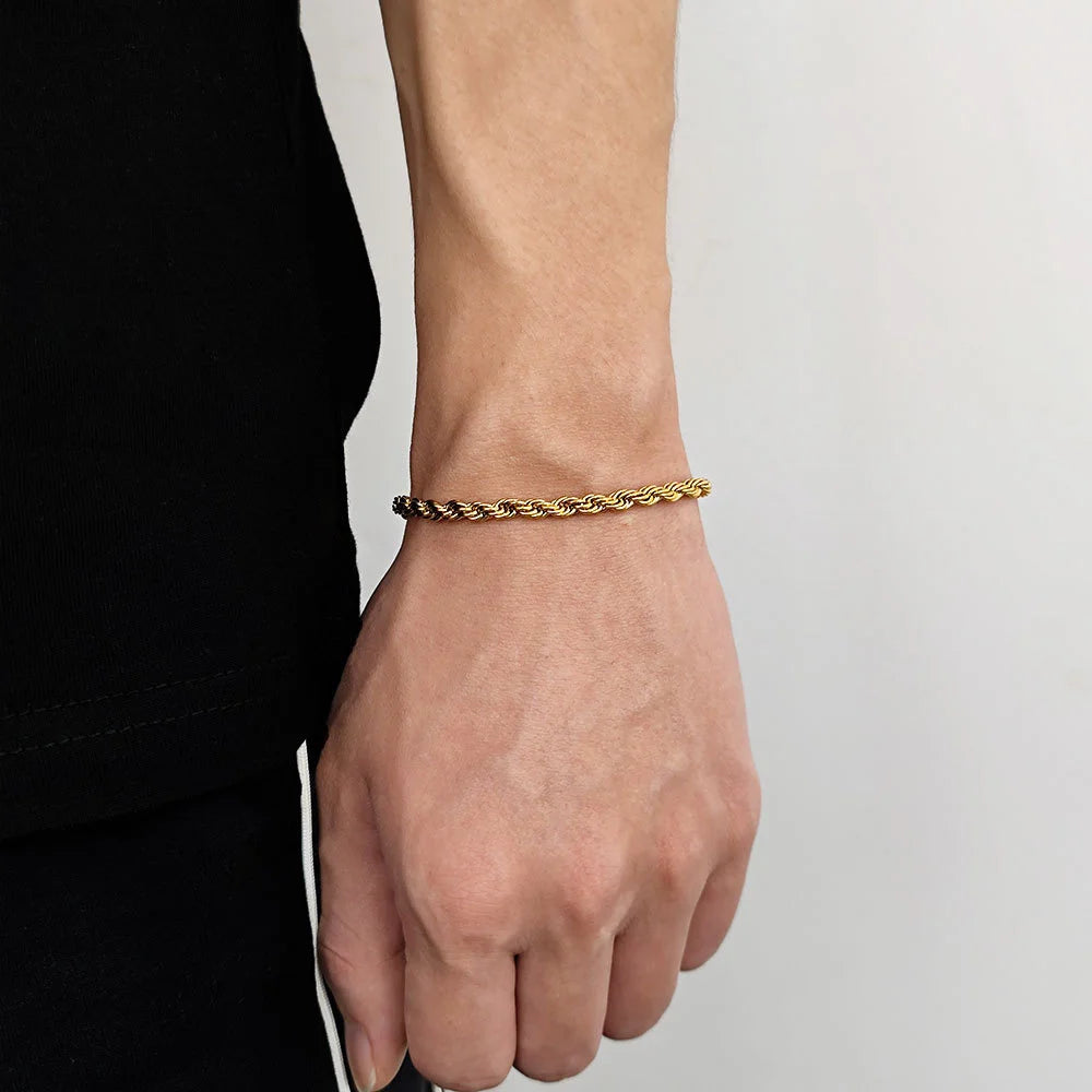 Bracelet Twist Chain Stainless Steel