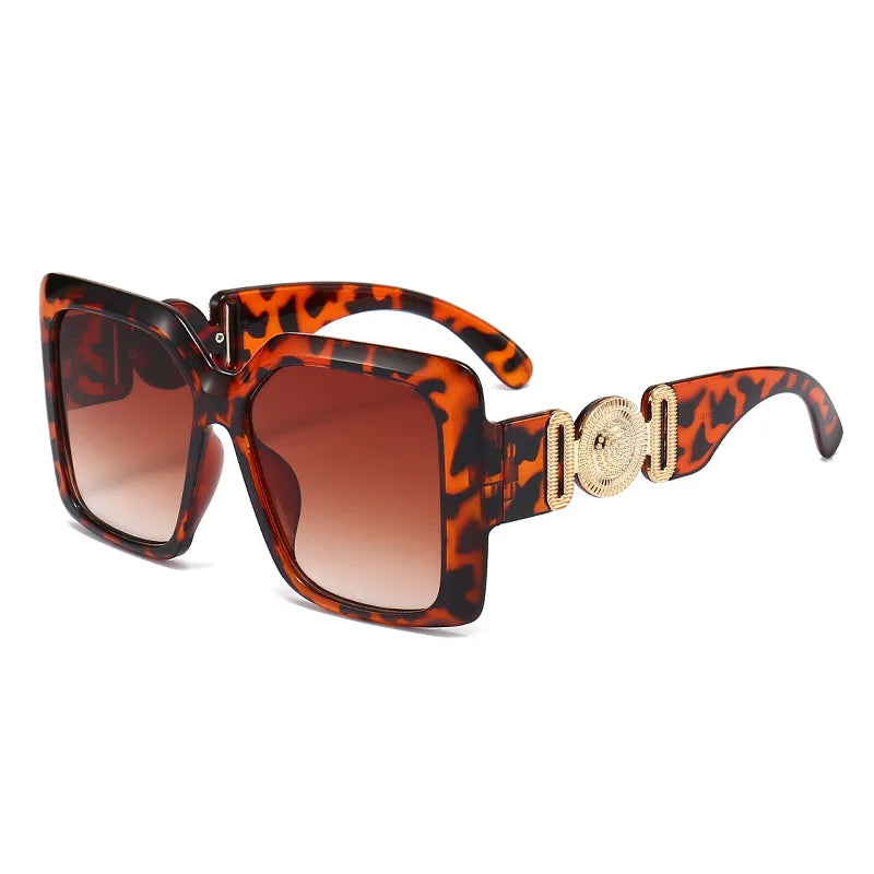 Square Sunglasses Luxury Retro UV400