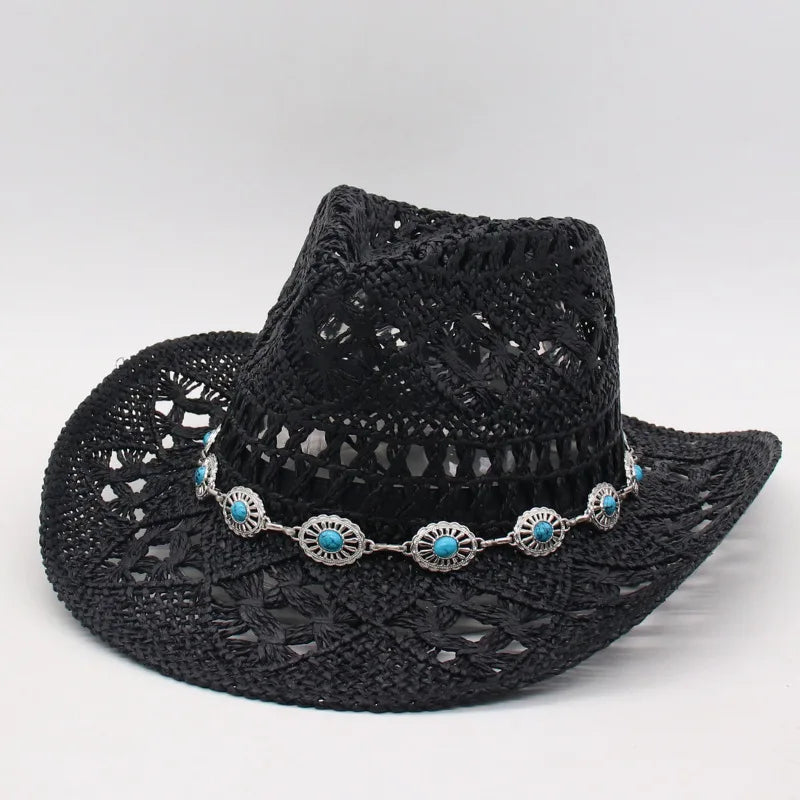 Vintage Summer Beach Bohemian Straw Hat