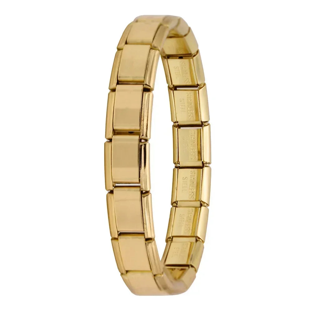 Itanlian Elastic Charm Bracelet Stainless Steel