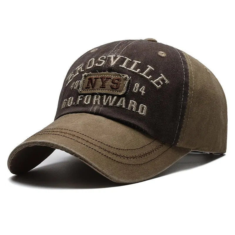 Baseball Cap Casual Letter Embroidered Brosville NYS