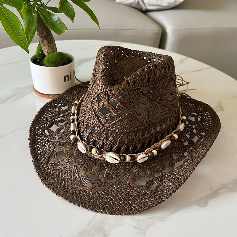 Vintage Summer Beach Bohemian Straw Hat