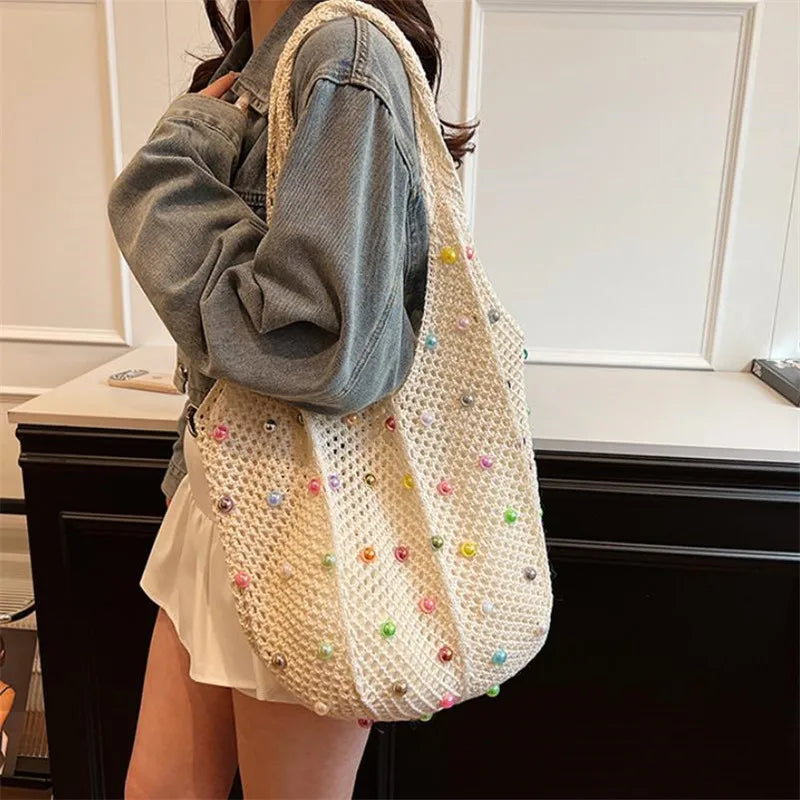 Summer Tote Bag Beach Pearl