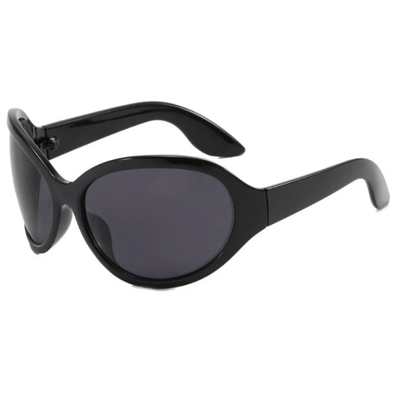 Punk Sunglasses Oval Oversized UV400