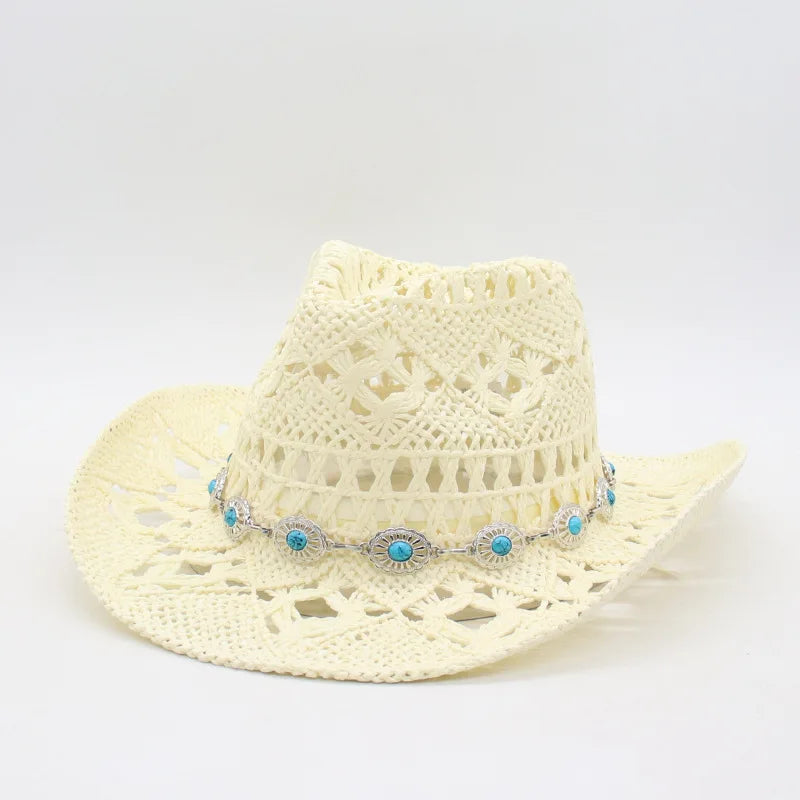 Vintage Summer Beach Bohemian Straw Hat