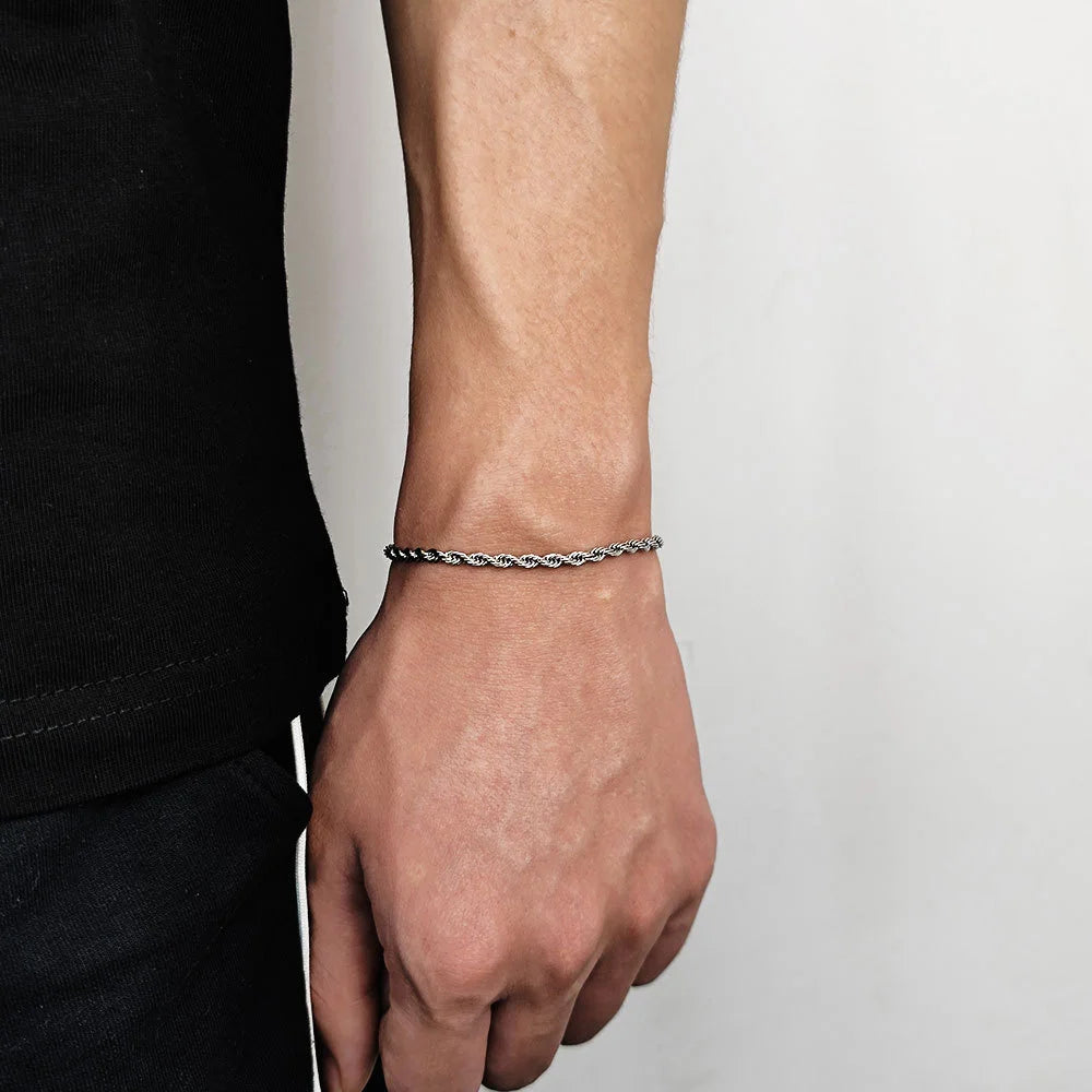 Bracelet Twist Chain Stainless Steel