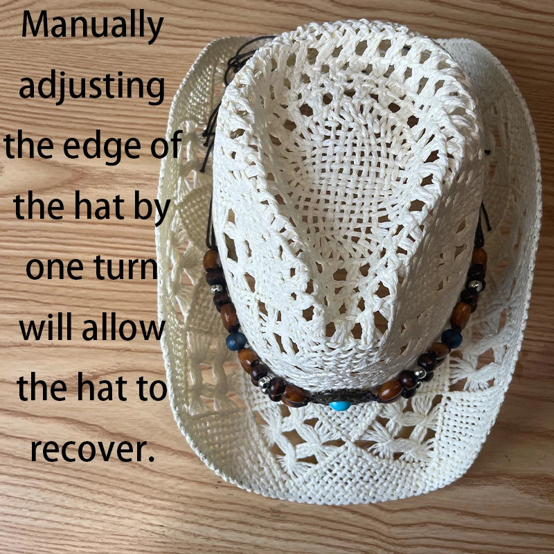 Vintage Summer Beach Bohemian Straw Hat