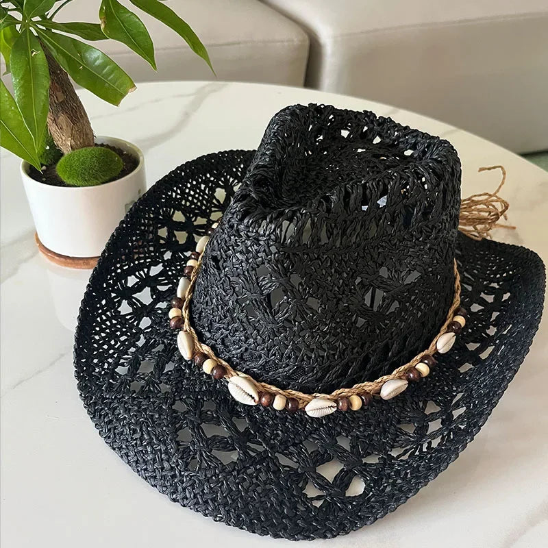 Vintage Summer Beach Bohemian Straw Hat