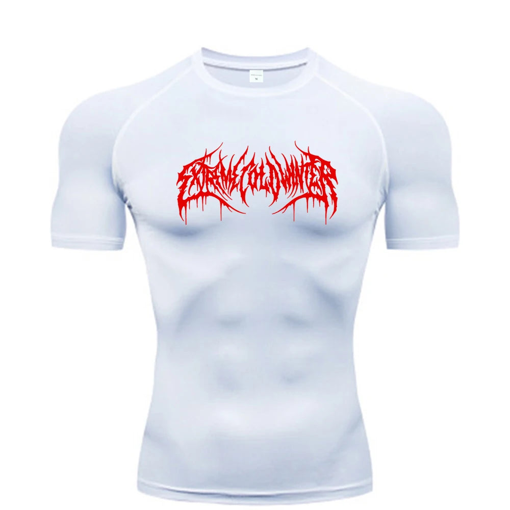 Summer Compression T-Shirt Fitness
