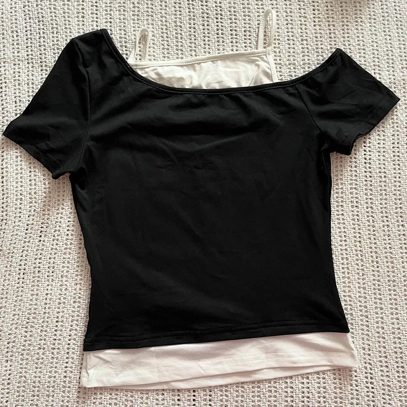 90s Vintage Punk Crop Top