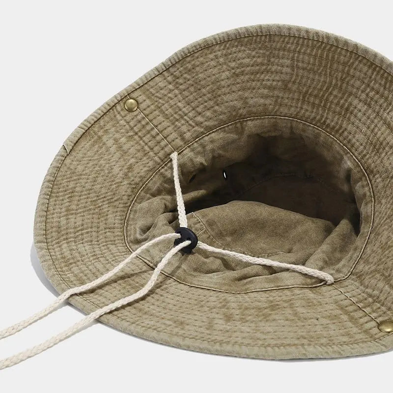 Four Seasons Cotton Solid Bucket Hat