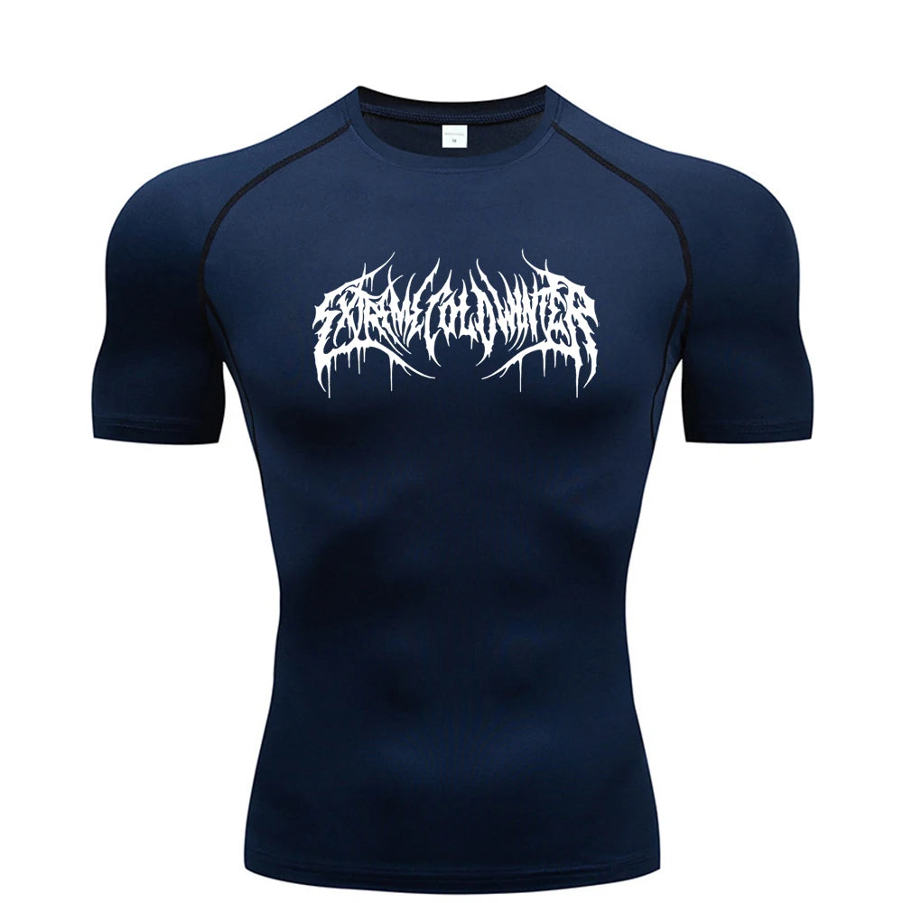 Summer Compression T-Shirt Fitness