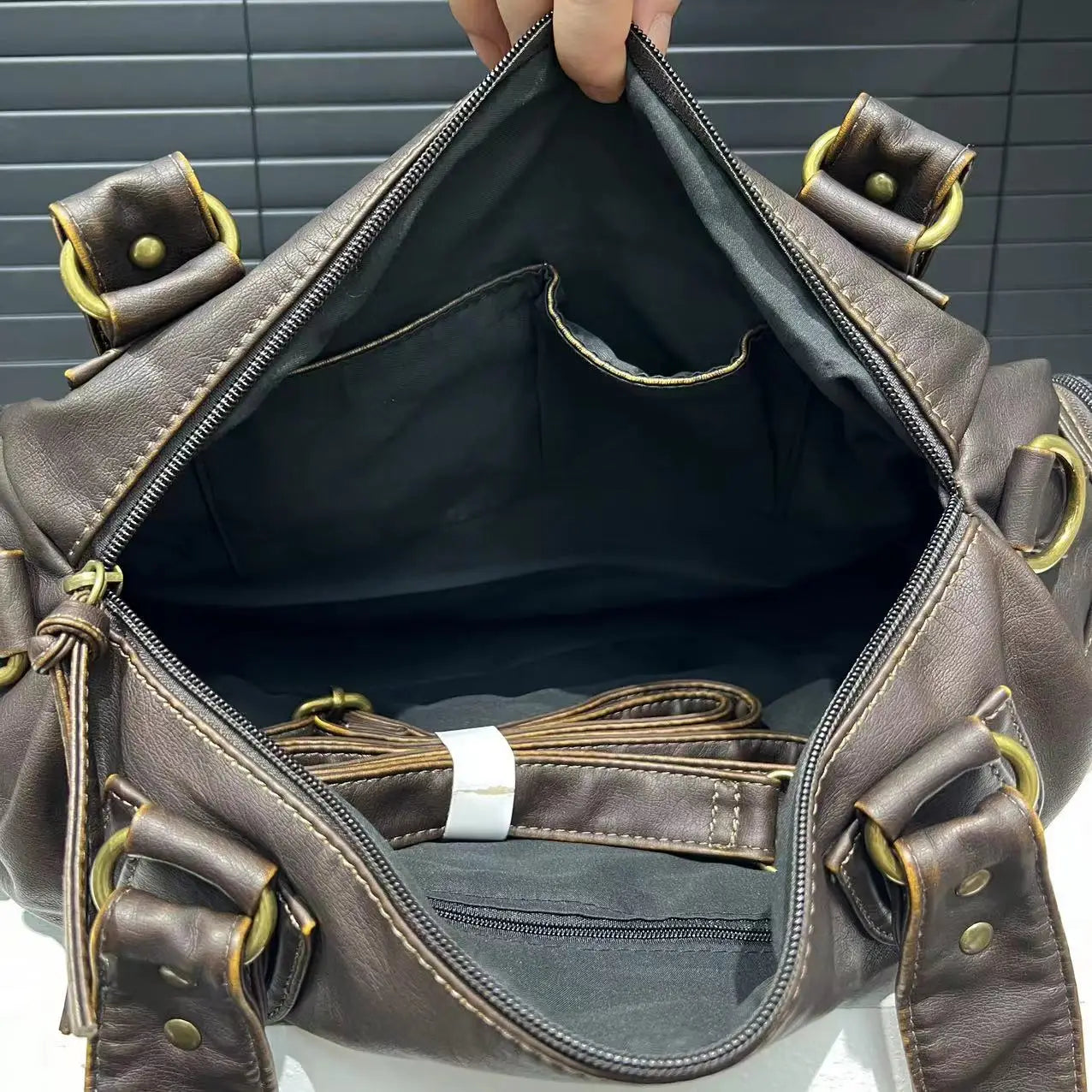 High Quality Vintage Bag Multi Pocket