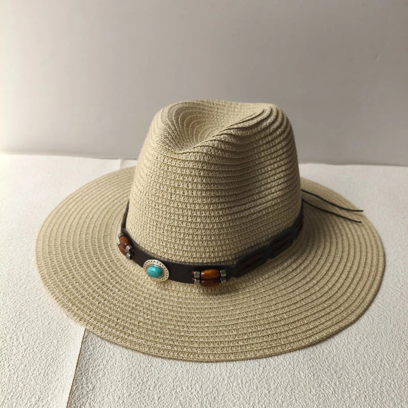 Vintage Summer Beach Bohemian Straw Hat