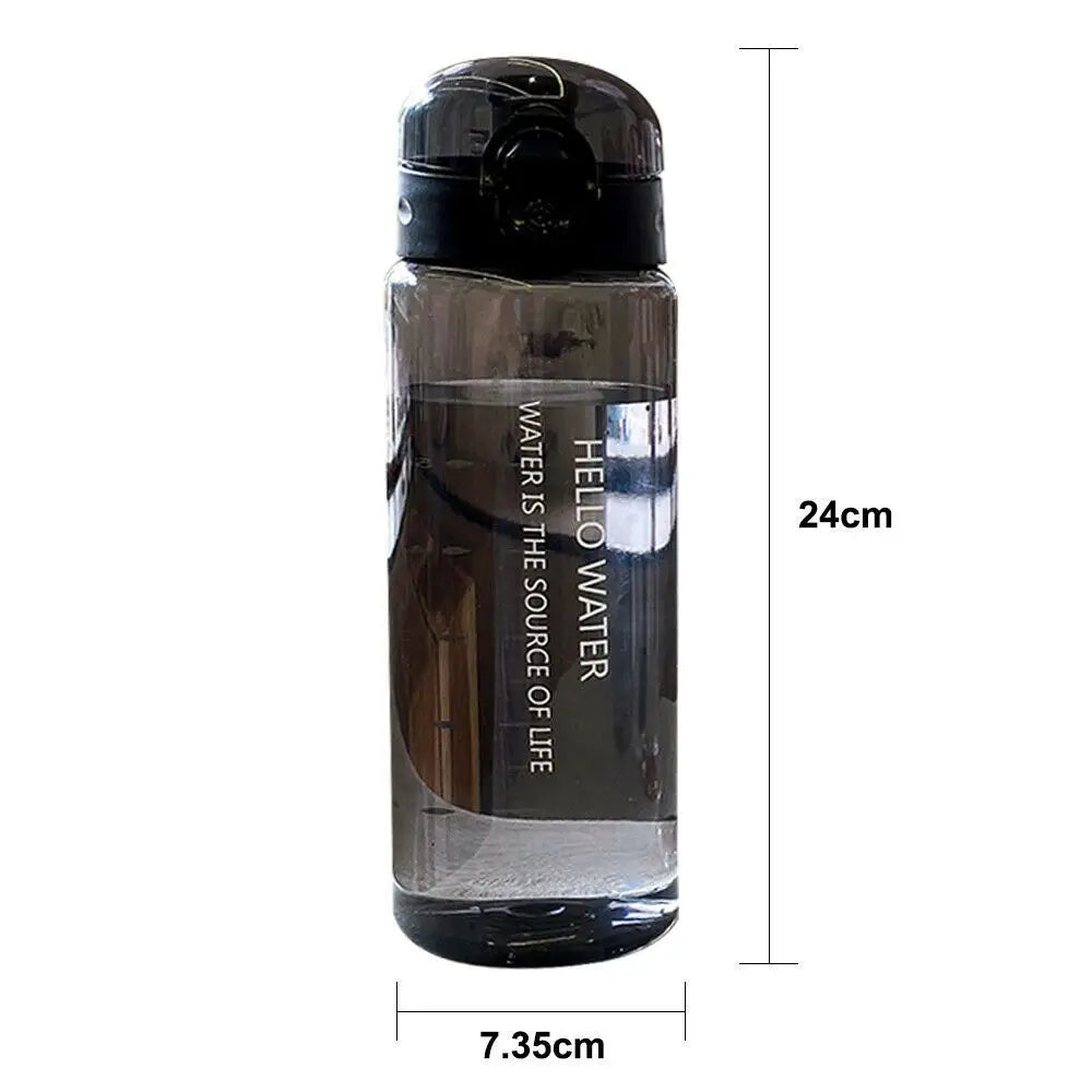 Transparent Water Bottle Portable