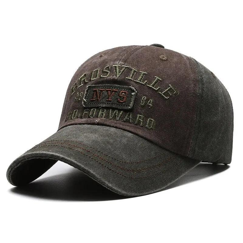 Baseball Cap Casual Letter Embroidered Brosville NYS