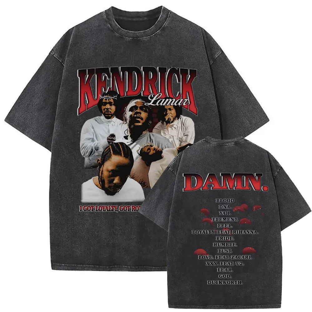 Kendrick Lamar Washed Vintage T-shirt