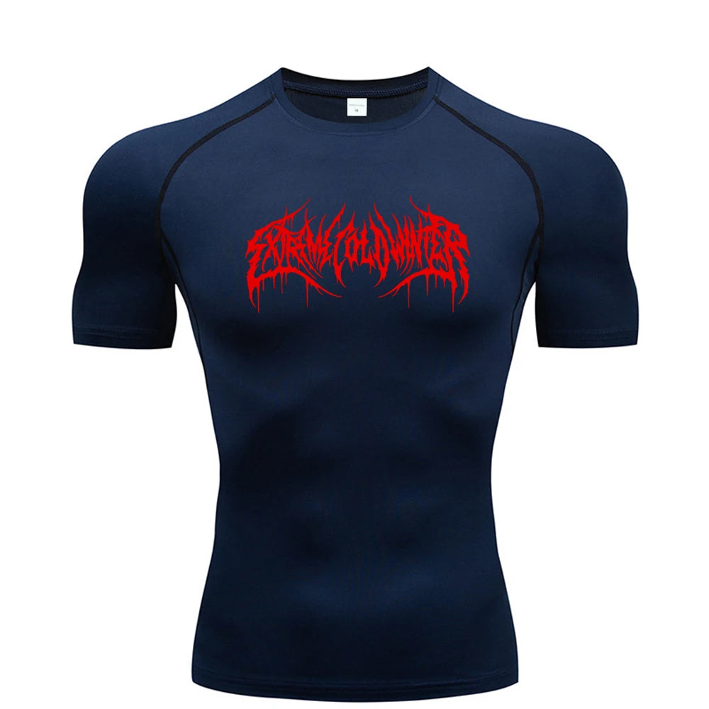 Summer Compression T-Shirt Fitness