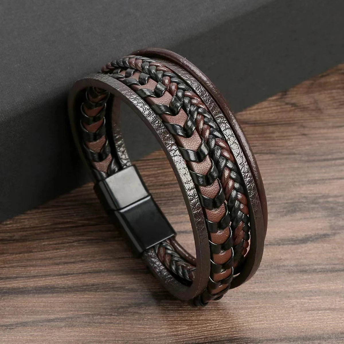 Multi-layered Vintage Braided Bracelet