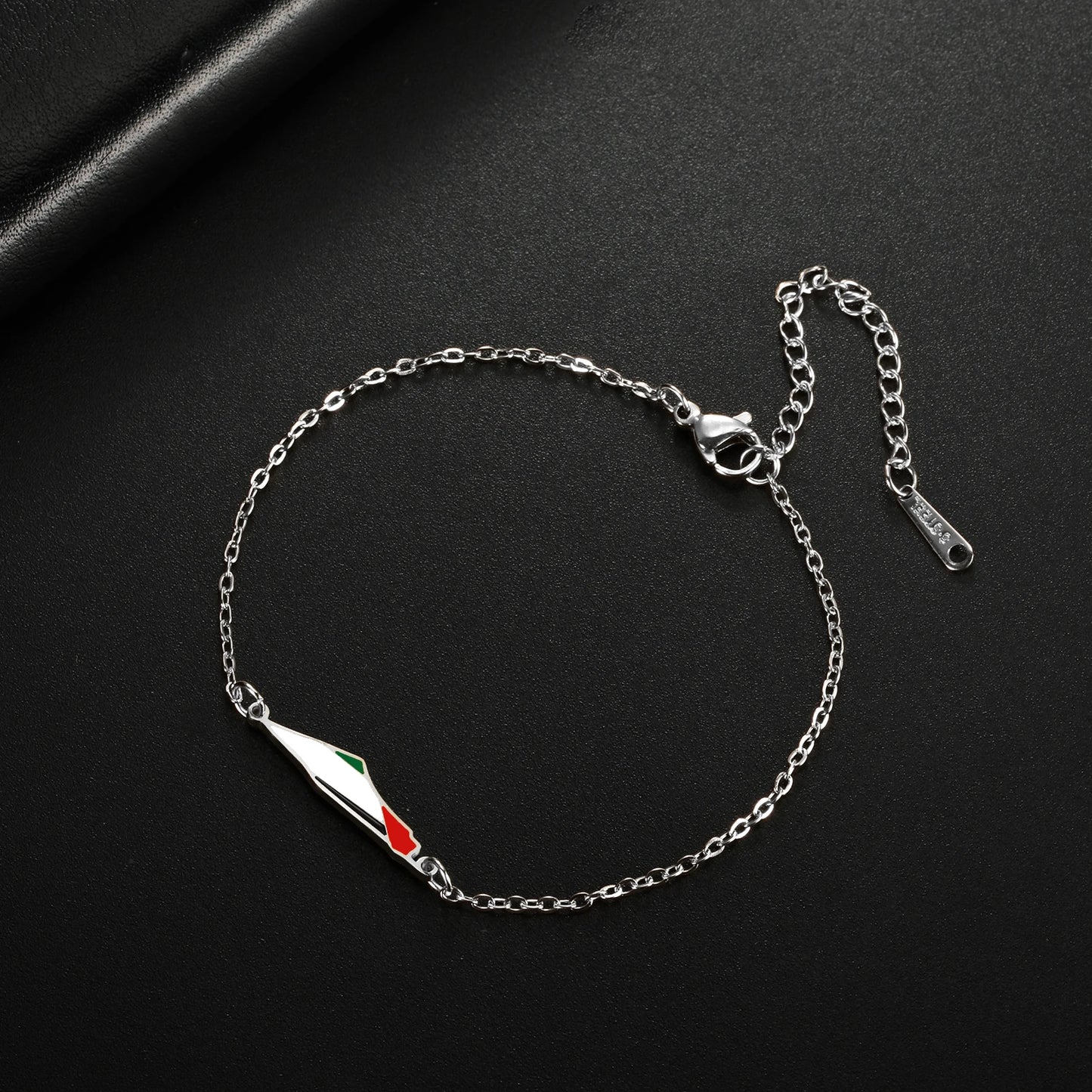 Palestine Charm Bracelets Stainless Steel Adjustable