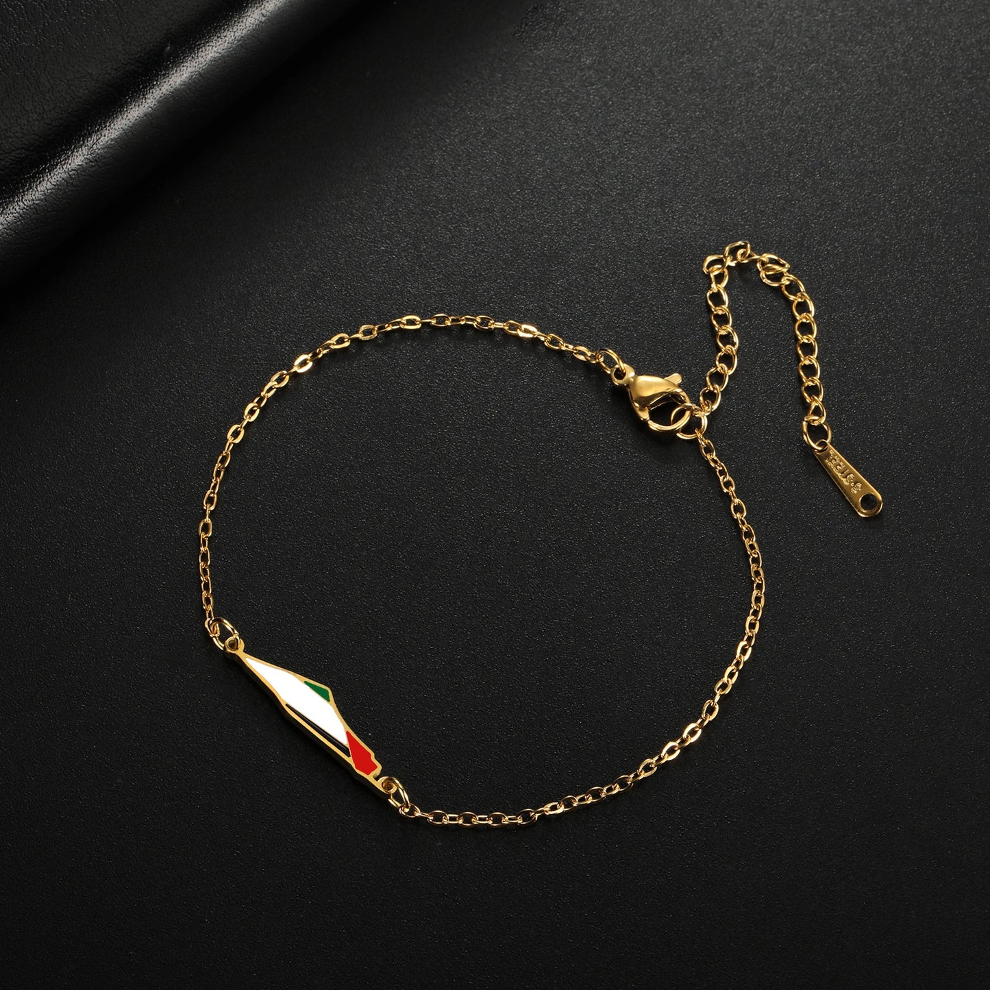 Palestine Charm Bracelets Stainless Steel Adjustable