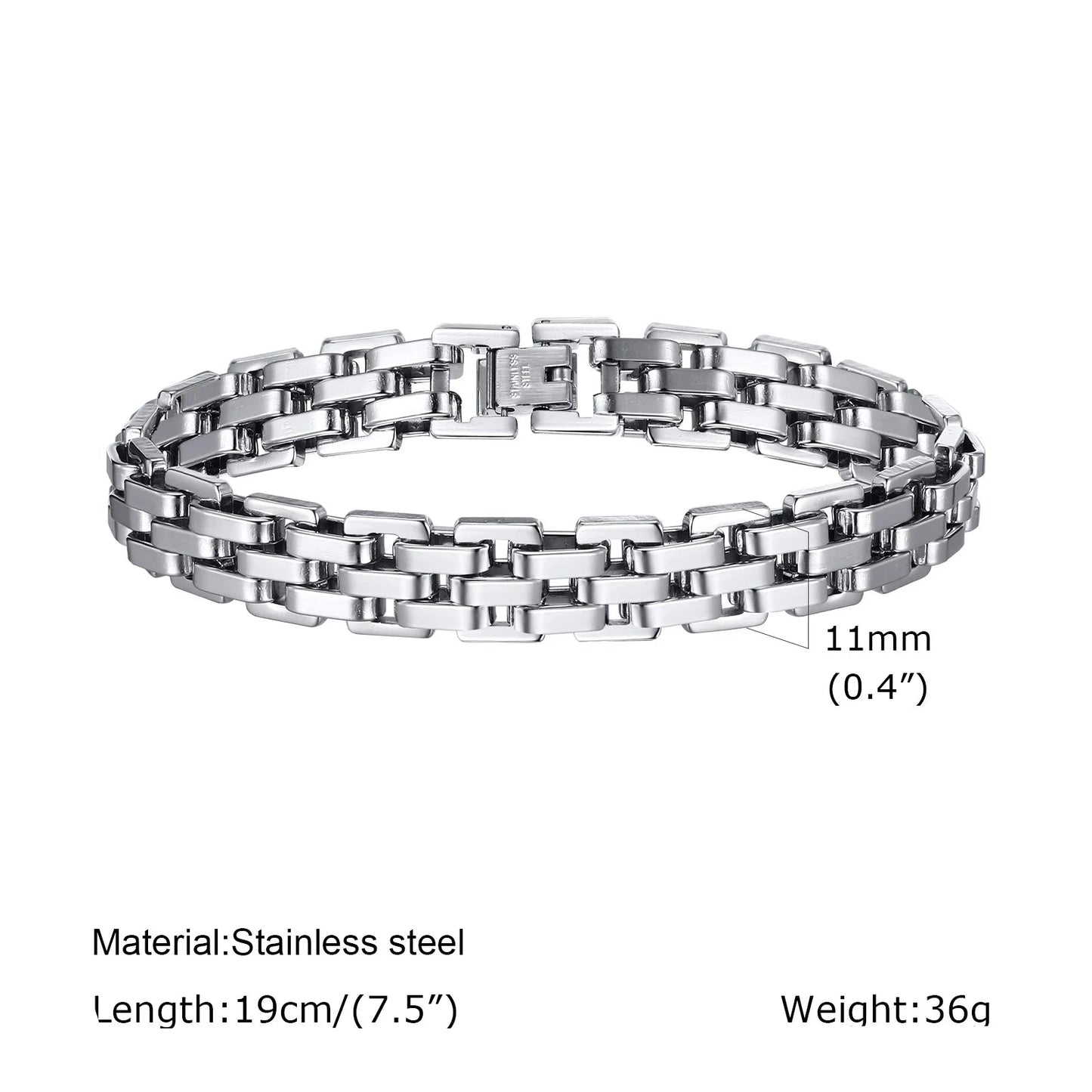 Strap Chain Bracelets Stainless Steel