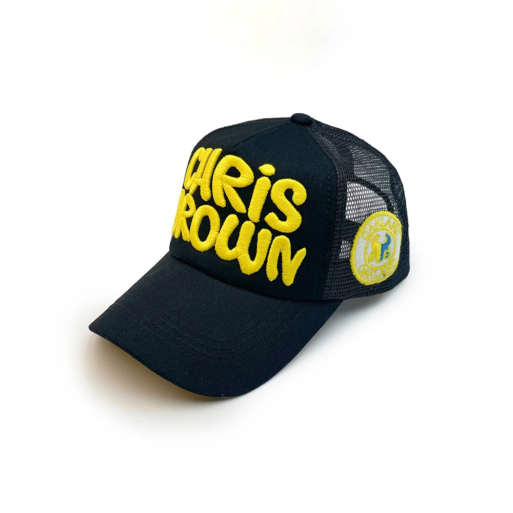 Cap summer letter embroidery