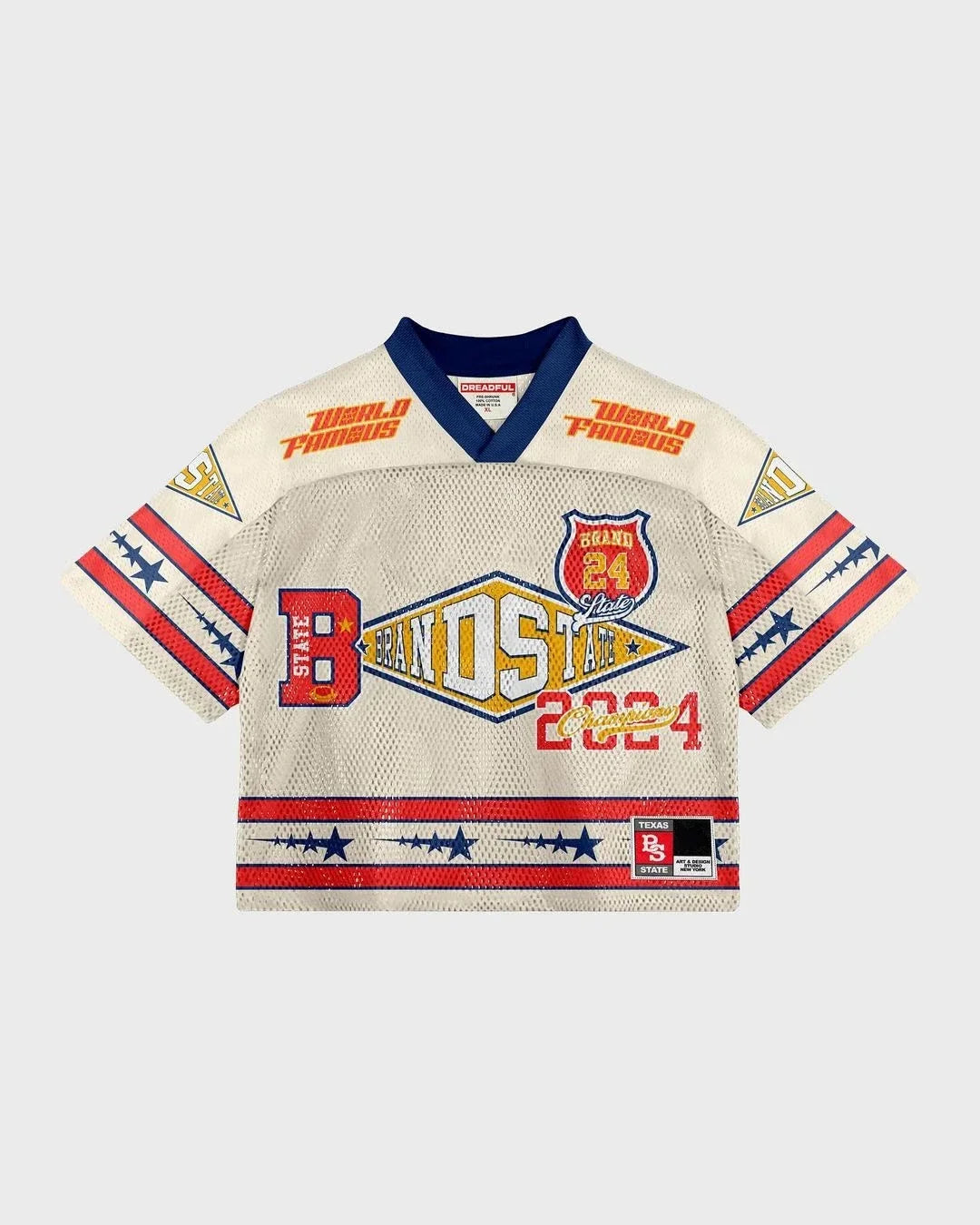 Y2K Letter Printed Oversized Basketball Loose Americant Jersey