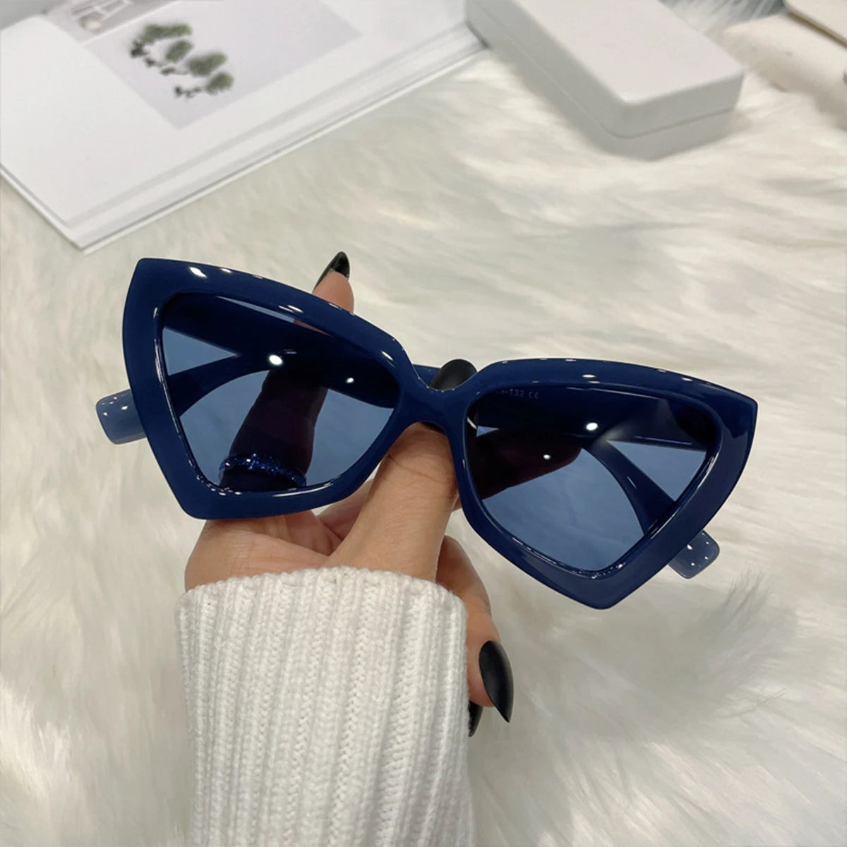 Triangle Polygon Sunglasses Vintage