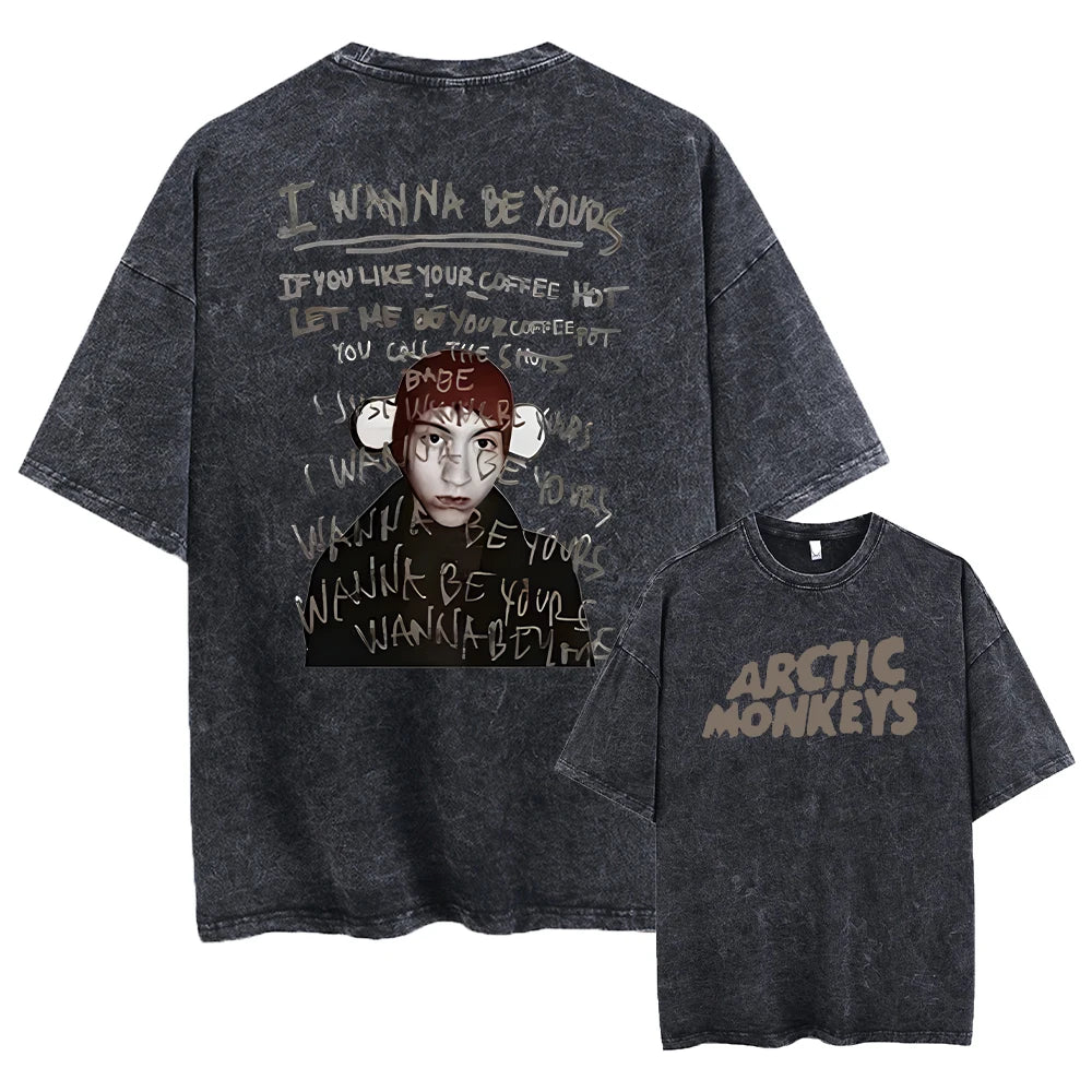 Retro Rock Arctic Monkeys T-Shrit Vintage Washed