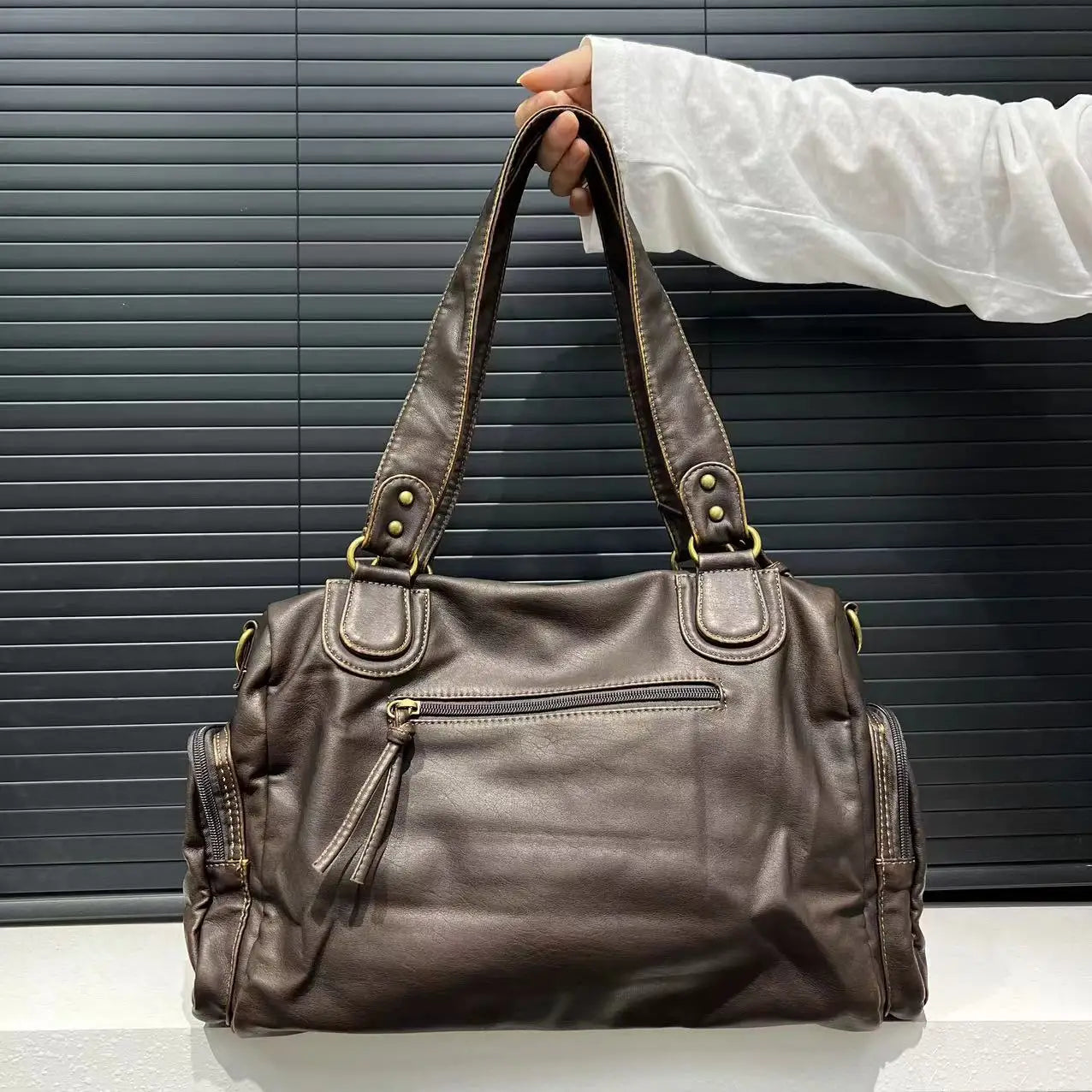 High Quality Vintage Bag Multi Pocket
