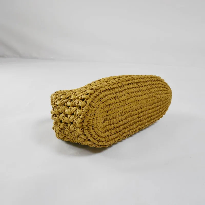 Elegant Chain Woven Handbag Beach Bag