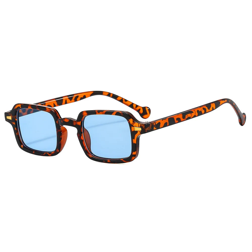 Rectangle Sunglasses Vintage UV400
