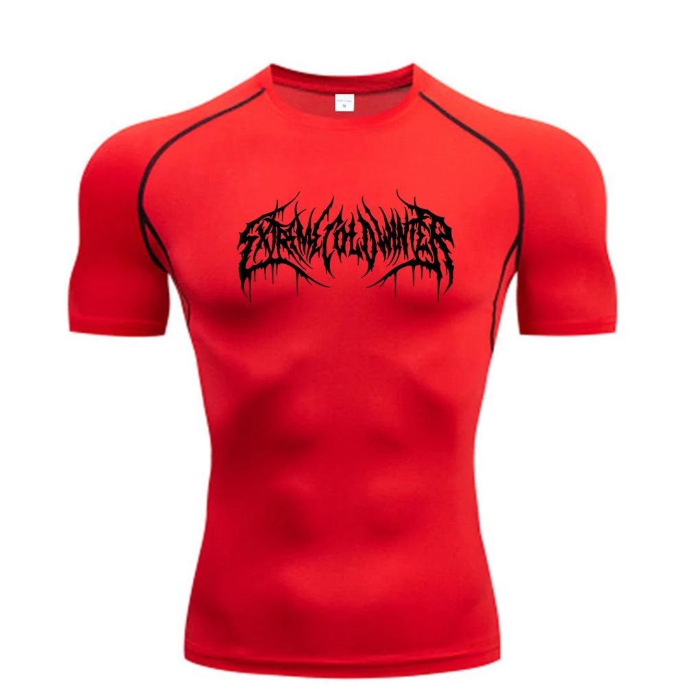 Summer Compression T-Shirt Fitness