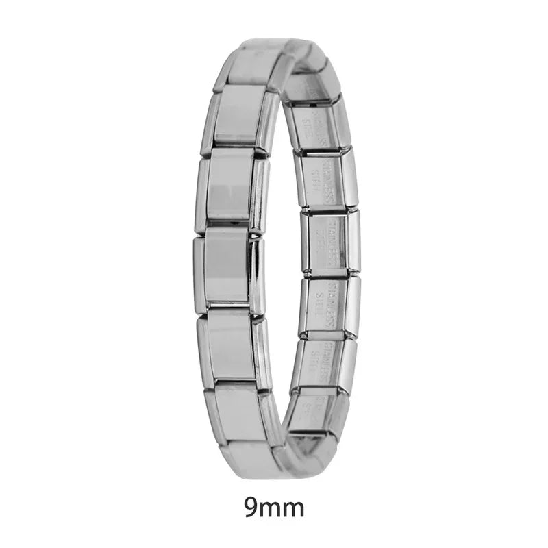 Itanlian Elastic Charm Bracelet Stainless Steel