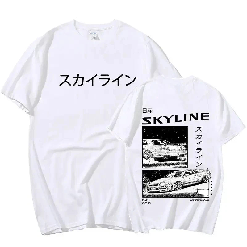 Cotton T-Shirt Drift Japan Anime