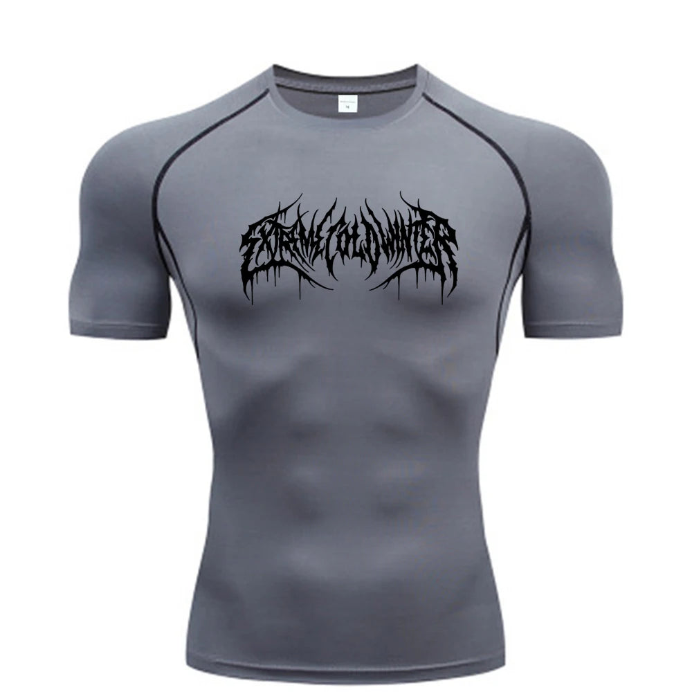 Summer Compression T-Shirt Fitness