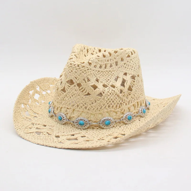 Vintage Summer Beach Bohemian Straw Hat