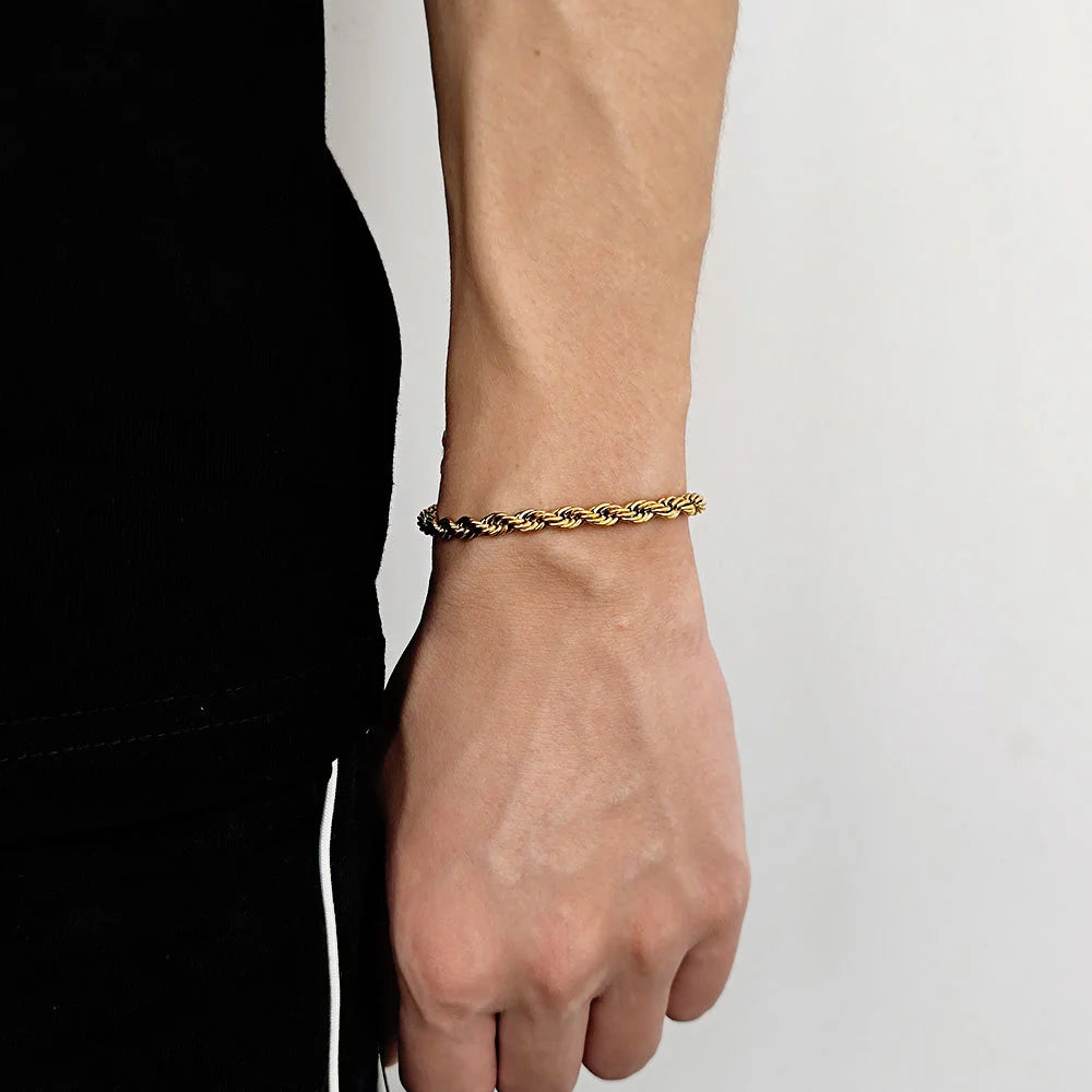 Bracelet Twist Chain Stainless Steel