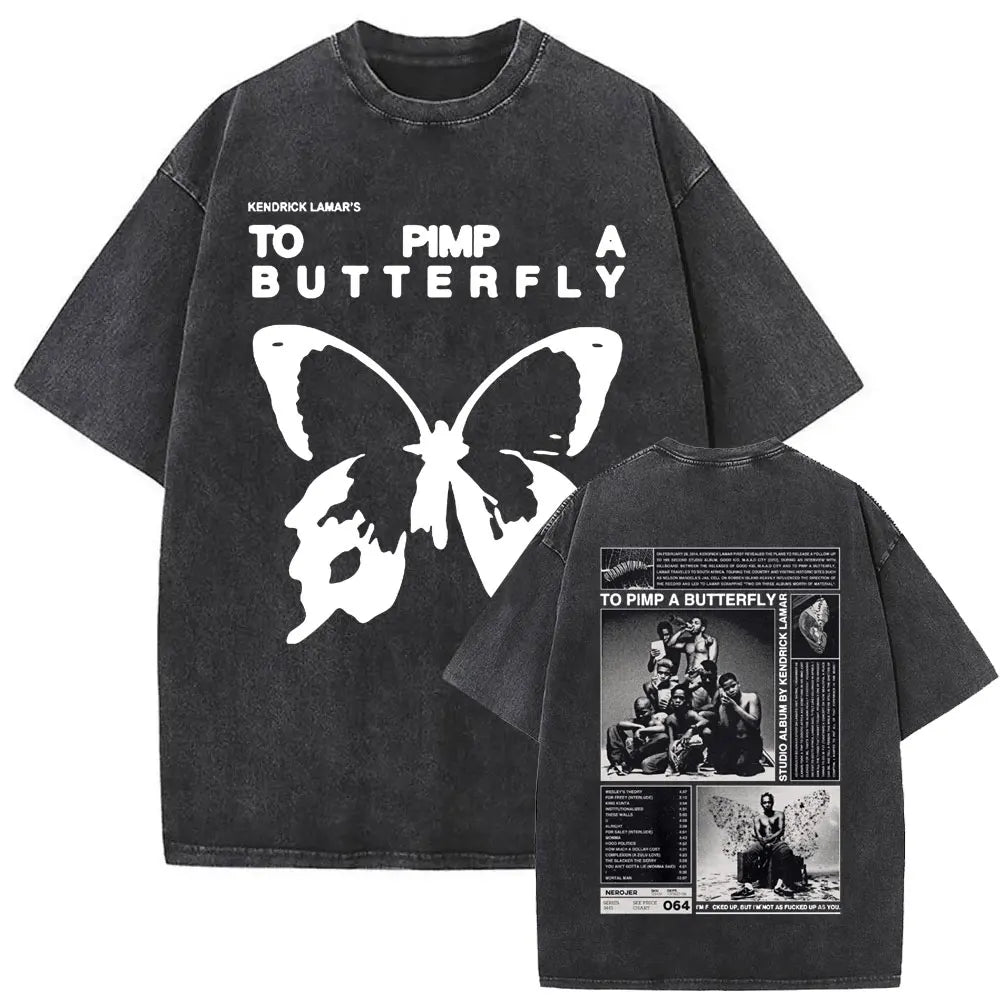 Kendrick Lamar Washed Vintage T-shirt