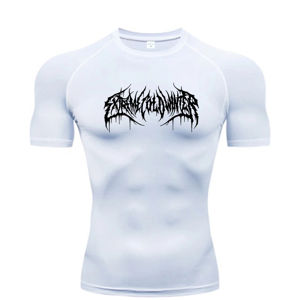 Summer Compression T-Shirt Fitness