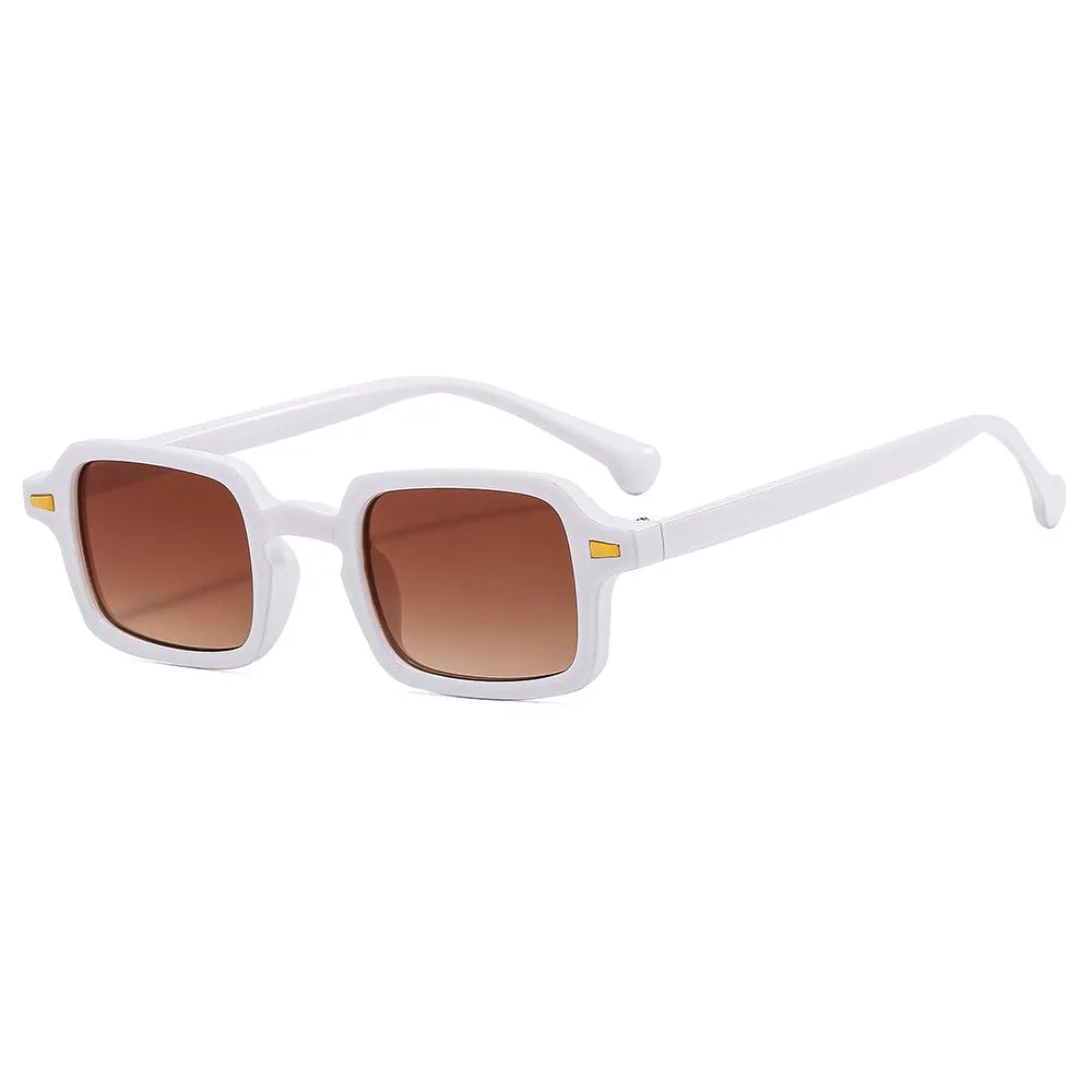 Rectangle Sunglasses Vintage UV400