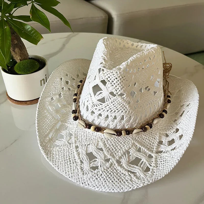 Vintage Summer Beach Bohemian Straw Hat