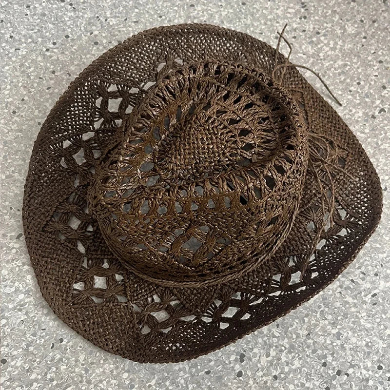 Vintage Summer Beach Bohemian Straw Hat